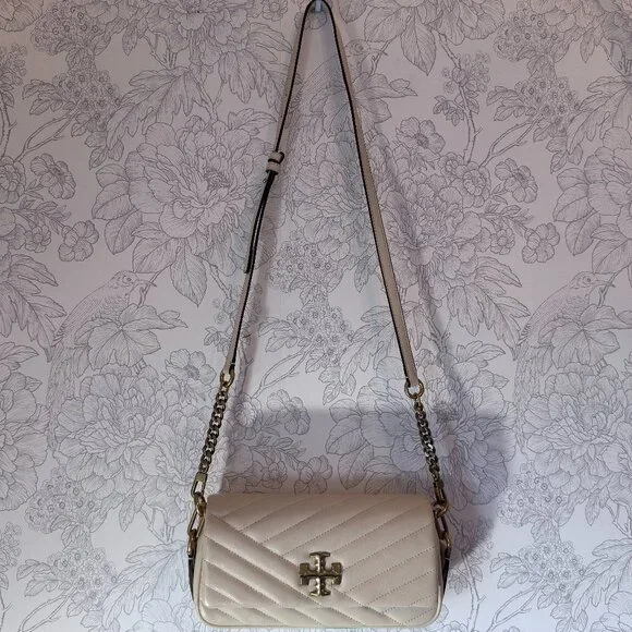 Tory Burch Kira Chevron Crossbody | Women’s | Cream | OS - Picture 6 of 6